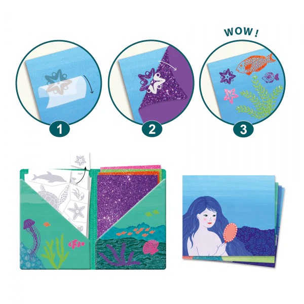 Artistic Patch Glitter - Ocean Design By By Djeco