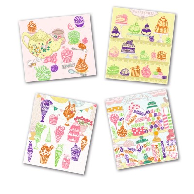 Artistic Patch Glitter - Sweets Design By By Djeco