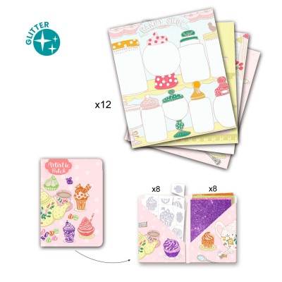 Artistic Patch Glitter - Sweets Design By By Djeco