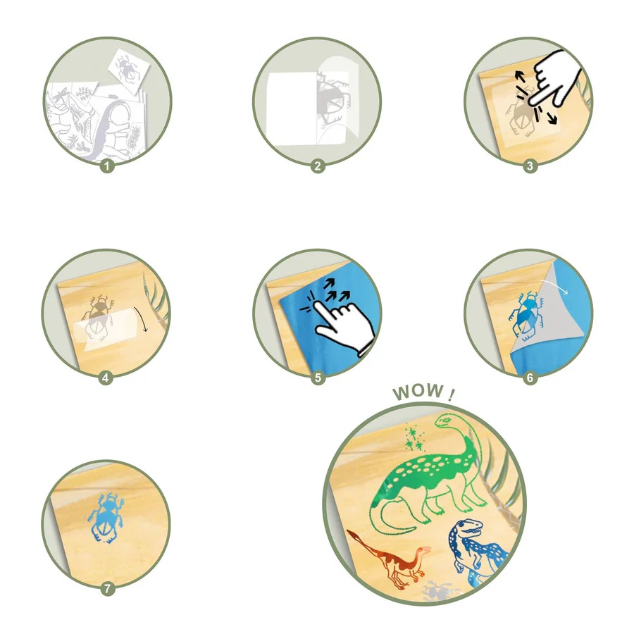 Artistic Patch Metal - Dinosaurus Design By By Djeco