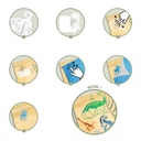 Artistic Patch Metal - Dinosaurus Design By By Djeco