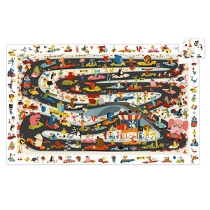 Car Rally 54 pcs Djeco