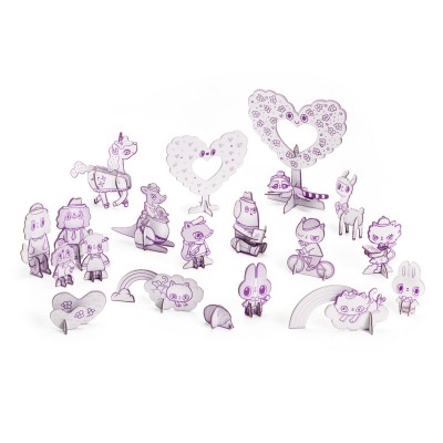 Color Assemble Play Kawaii World Djeco