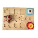 Tablero con formas en silicona Hopping