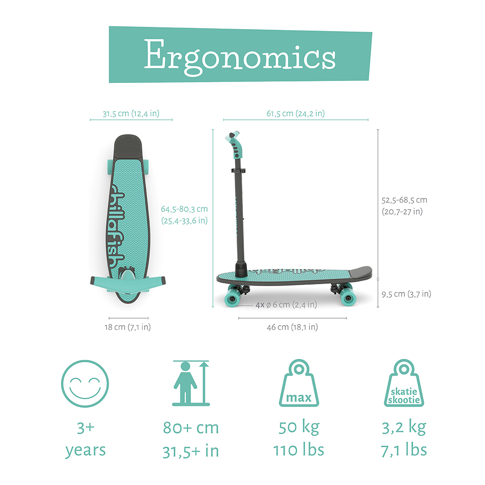 Skatieskootie 2 (Mint) Chillafish