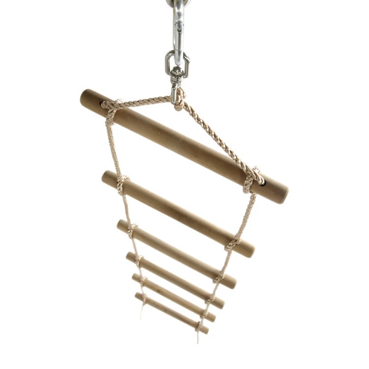 Gibbon® Wooden Swing Set Plum