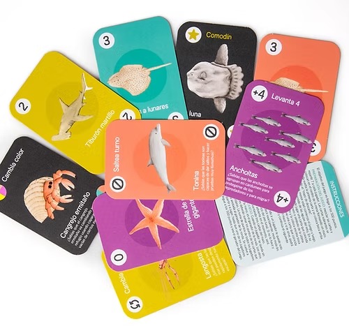 Juego de Cartas Mola Mola Fauna Marina del Uy Pika