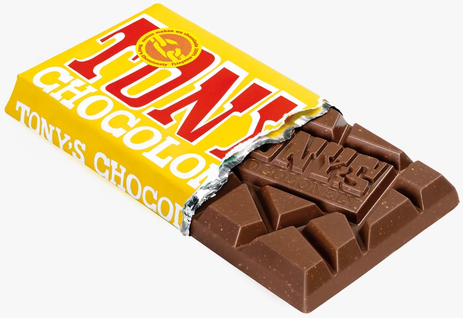 Chocolate con leche y turrón Tonys