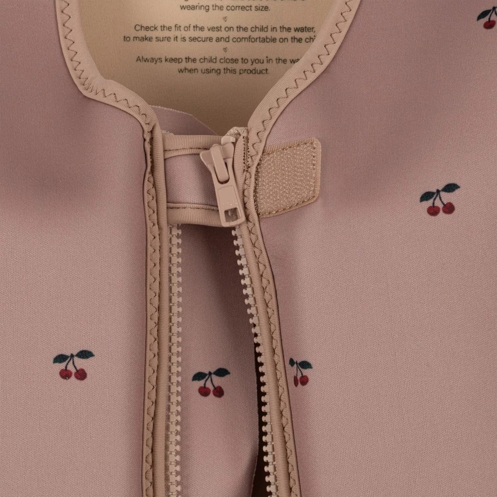 Neoprene Swim Vest Cherry 2-3Y Konges Slojd