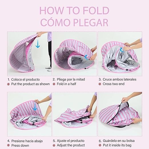 CARPA PARA BEBE PARA PLAYA VERDE AKAS