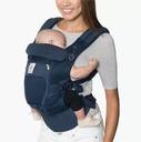Porta bebe ergonomico 360 black y camel ERGOBABY