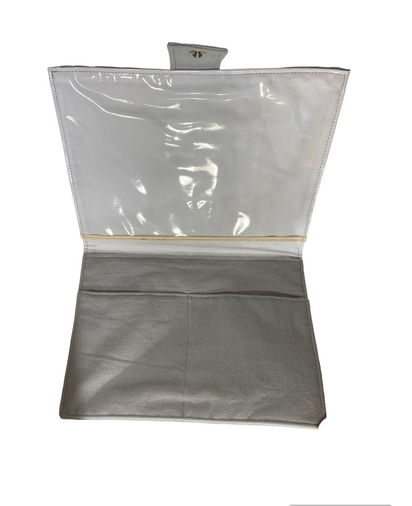 Portadocumentos rayas gris Reina Batata