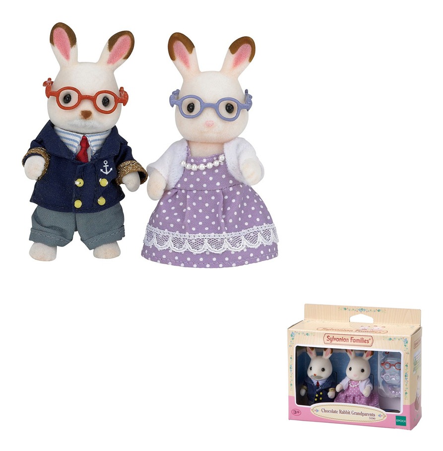 Chocolate Rabbit Grandparents Sylvanian Families