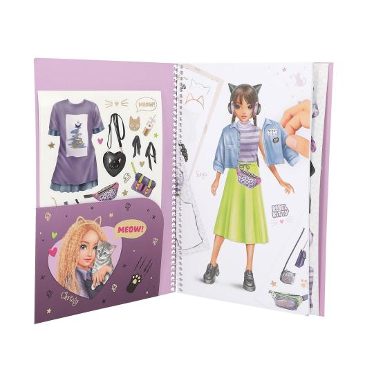 Cuaderno Dress Me Up  grande REBEL KITTY Top Model