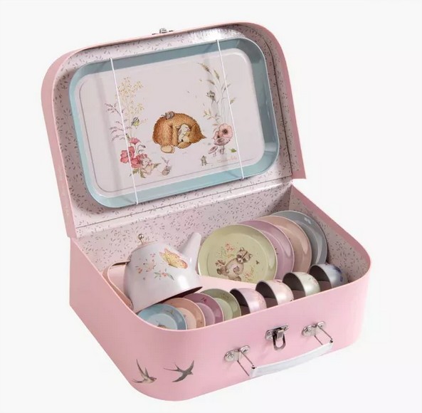 Tea Set (14 Pcs) Les Rosalies Moulin Roty