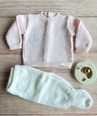 Set Cielo tejido – rosa RN Peekaboo