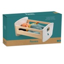 Cradle - Rocking Bed Blue Night Pomea Djeco