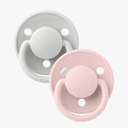 De Lux 2 Pack Silicone Onesize Haze/Blosso Bibs