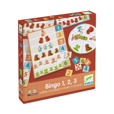 Bingo 1, 2, 3 Numbers Djeco