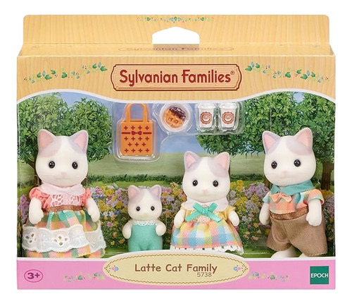 Latte Cat Family Sylvanian Families