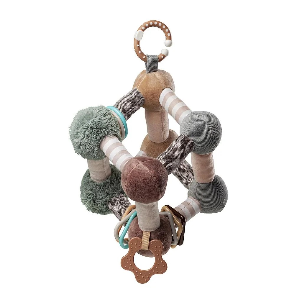 Cubo de actividades con mordillo y sonajero multicolor Stork