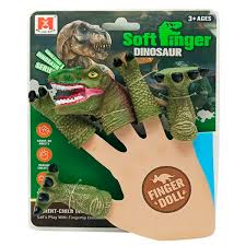 Titeres de dedo Dinos verde Apli