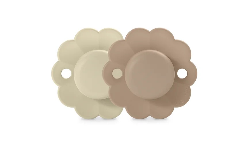 Chupete Fisio 0-6M - Redondo Wonder Beige / Marrón Suavinex