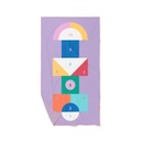 PlayTowel M (140 x 70cm) - Hopscotch Quut