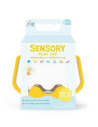 Jarra de juego sensorial yellow Glo Pals