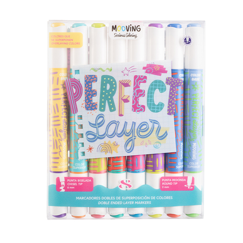 Marcadores dobles de superposicion x8 Mooving