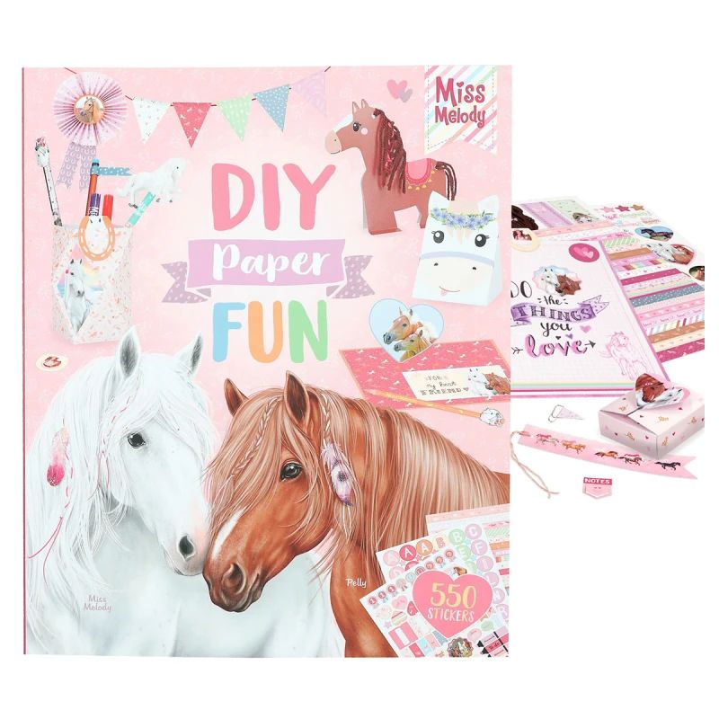 Miss Melody DIY Paper Fun Book TopModel