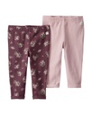 Pack 2 Pant Acanalados Alg Org Little Planetnb Carters