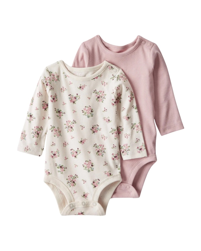 Pack 2 Bodies Ml Algodón Org Little Planetnb Carters