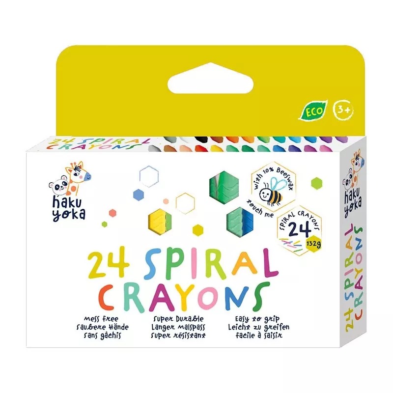 24 Crayones en Espiral Haku Yoka