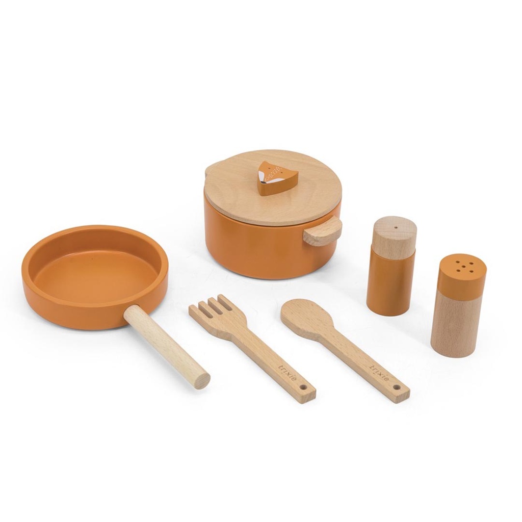 Wooden Cooking Set - Mr. Fox Trixie