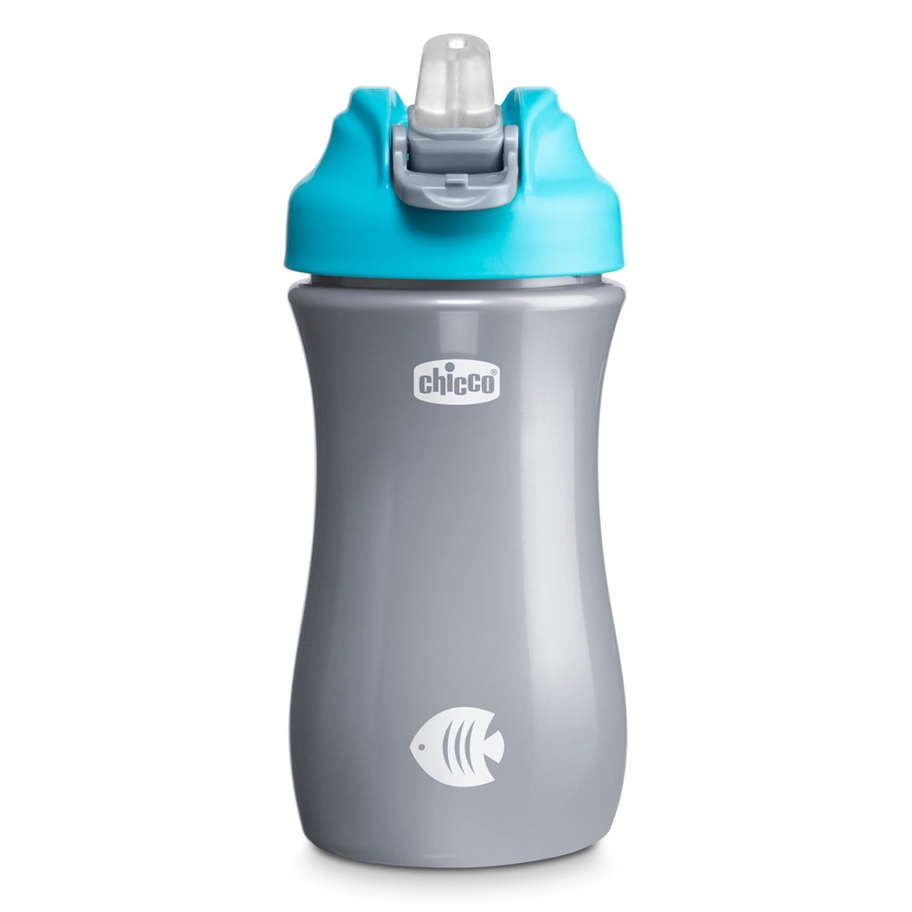 Vaso Kids Pup Up Cup 2Y+ Blue Chicco