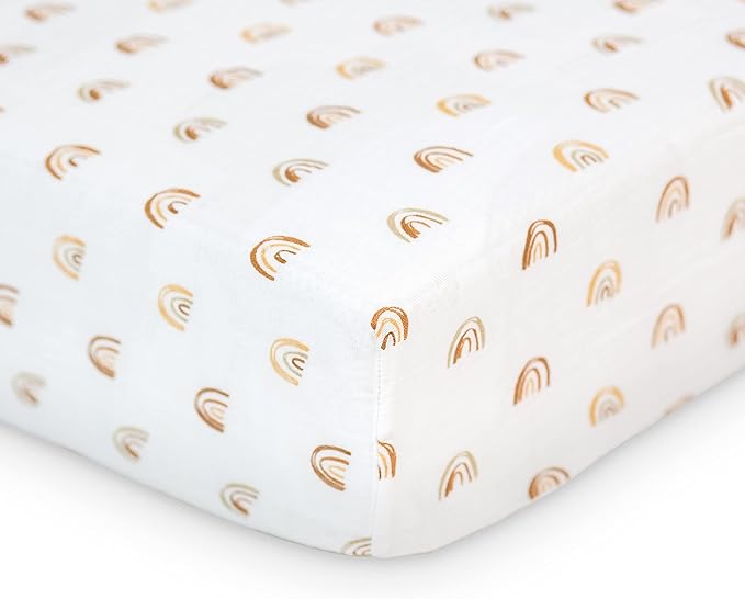 Sábana bajera bebés - Rainbow (135x70cm) Lulujo