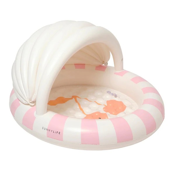 Piscina Inflable Con Techo Cotton Candy Cherry Sunnylife