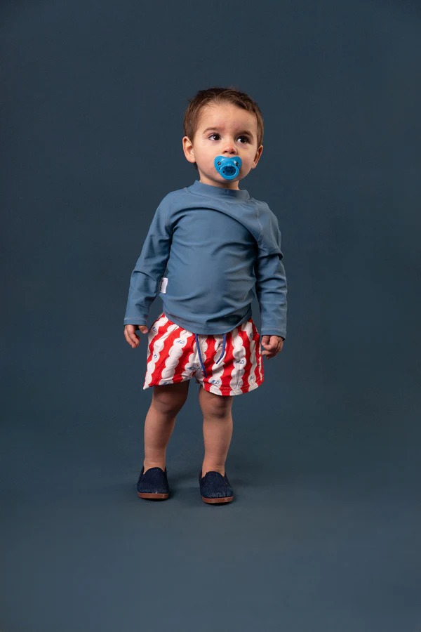 Bali Rushguard Azul Marino 6Y - Remera Uv Mamma Duck