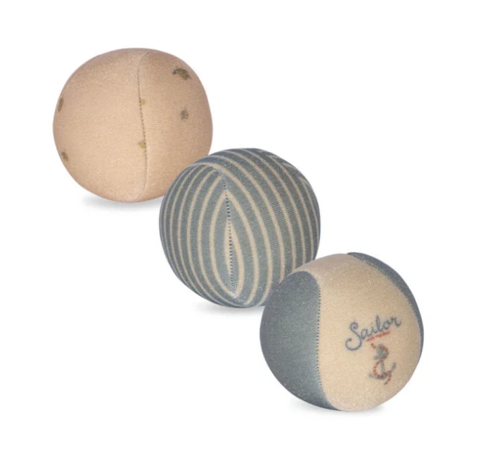 3 Pack Neoprene Beach Ball Lemon Konges Slojd