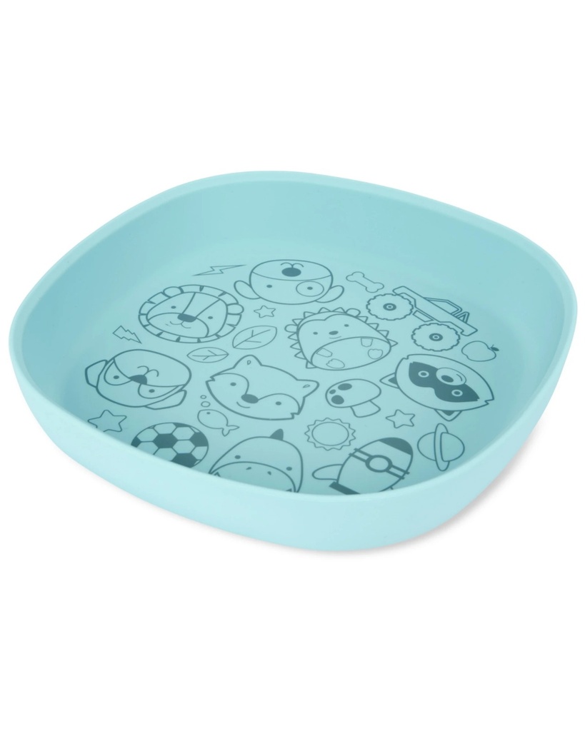 Plato de Silicona Celeste Skip Hop