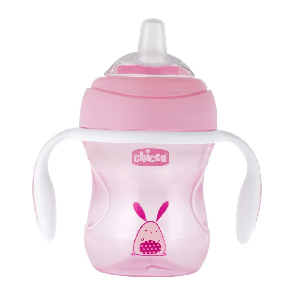 Vaso Evolutiva Transition 4M+ Rosa Chicco