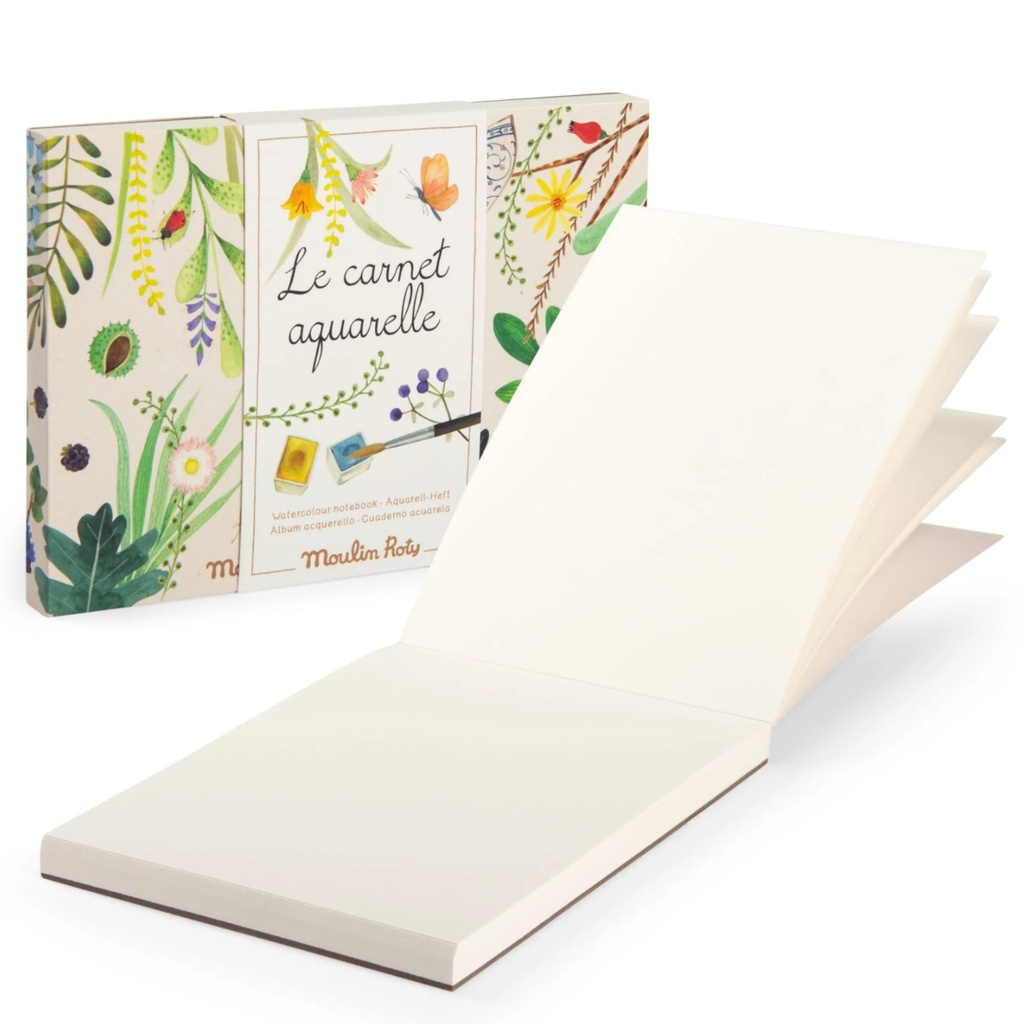 Cuaderno Acuarela El Jardin De Moulin Moulin Roty