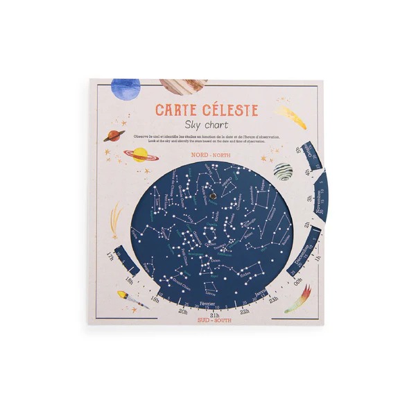 Mapa Celeste - hemisferio norte Moulin Roty