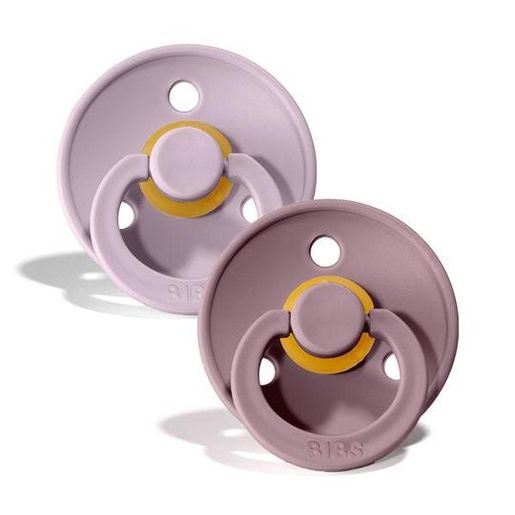 Colour 2 Pack Latex Size 1 Dusky Lilac/Heat Bibs