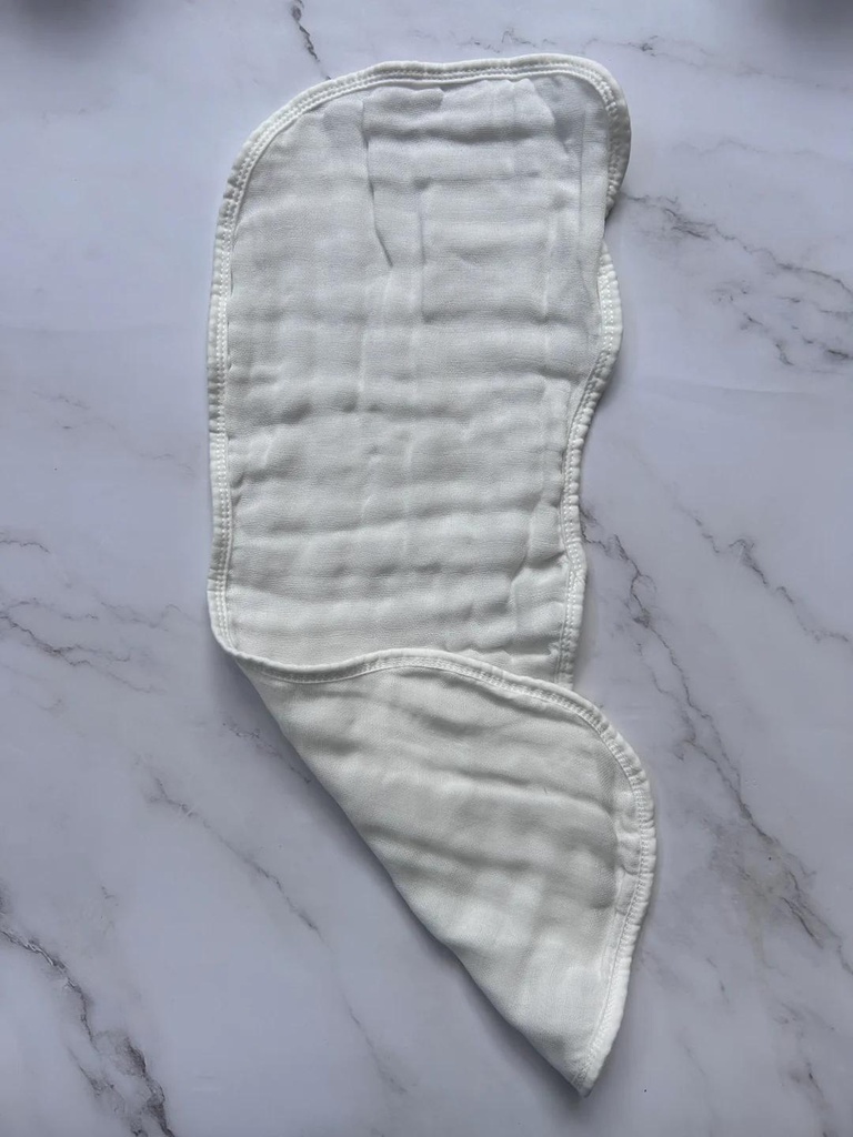 Babita muselina blanca Nansu