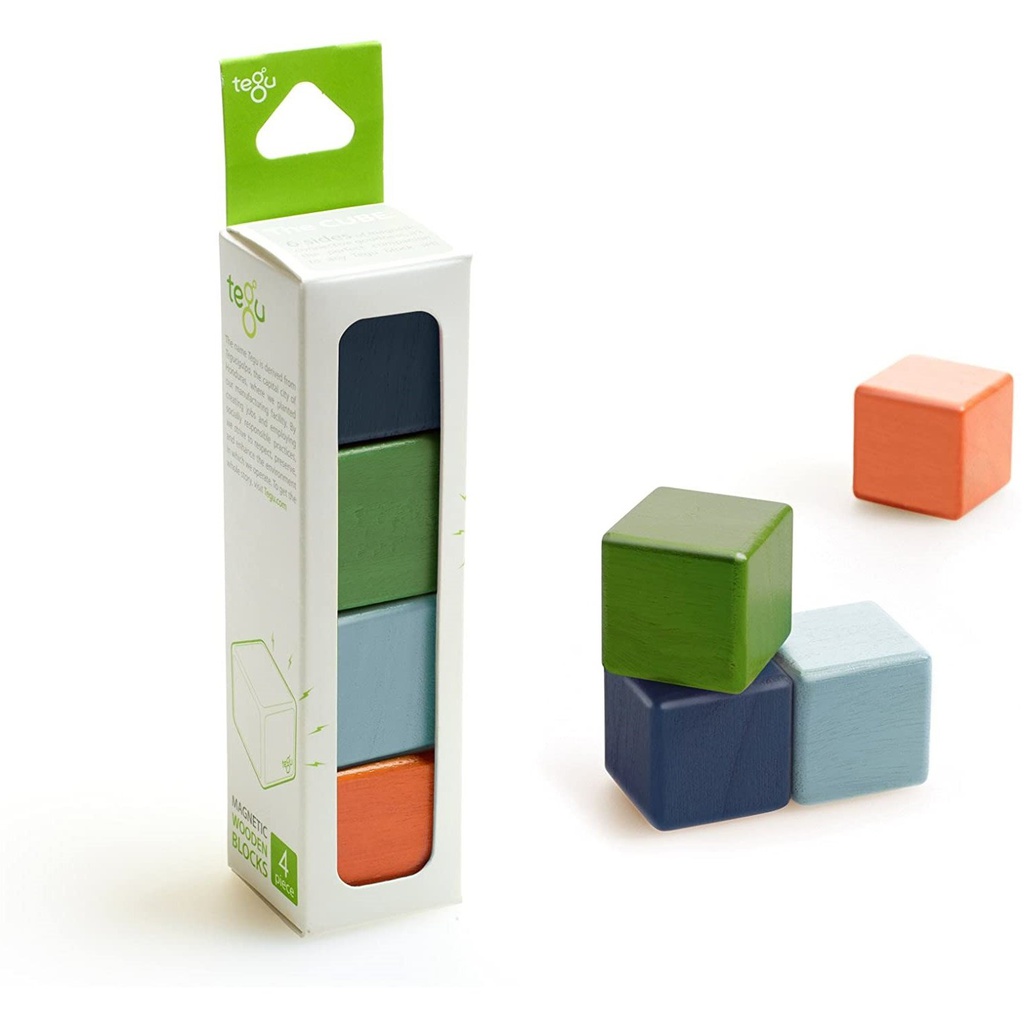 4 Piece A La Carte - Cubes - Tegu Nelson Tegu