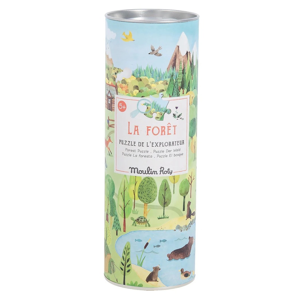 Puzzle (96Pcs) La Foret Moulin Roty