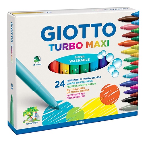 [8000825453502] Marcadores gruesos Turbo x 24 Giotto