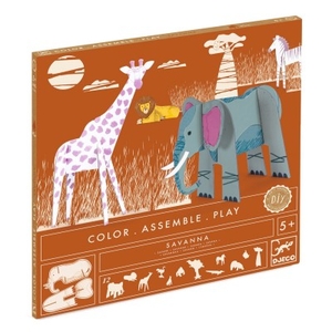 [DJ08003] Color Assemble Play Savanna Djeco